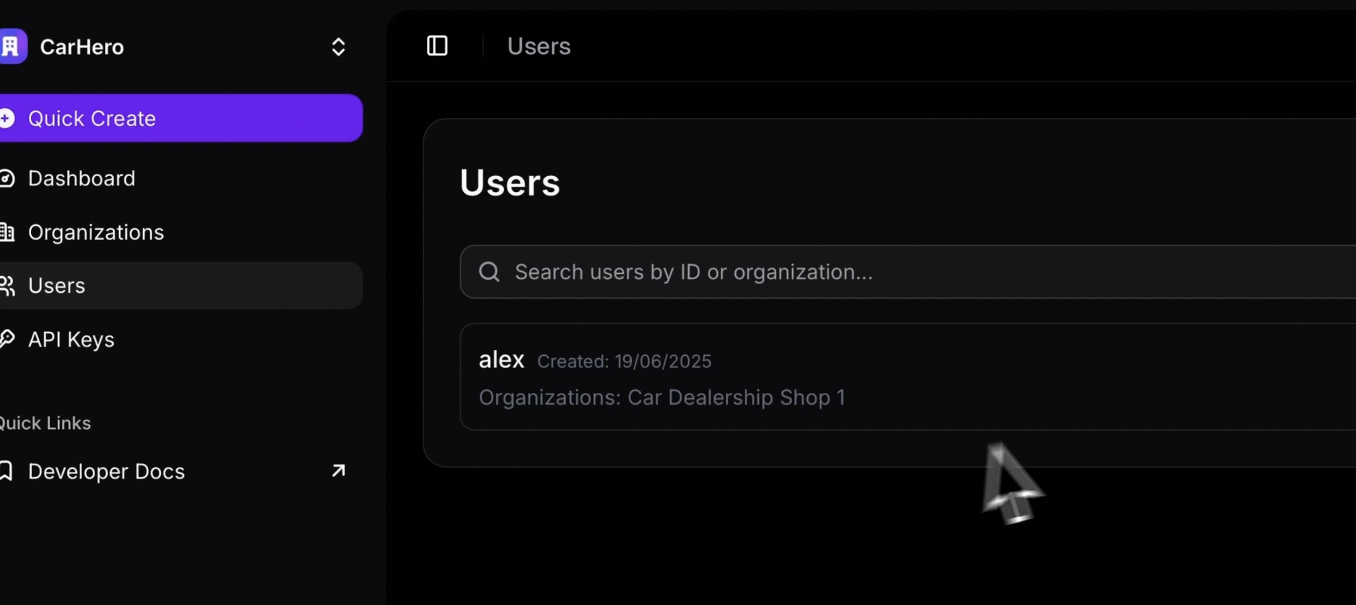 Users List